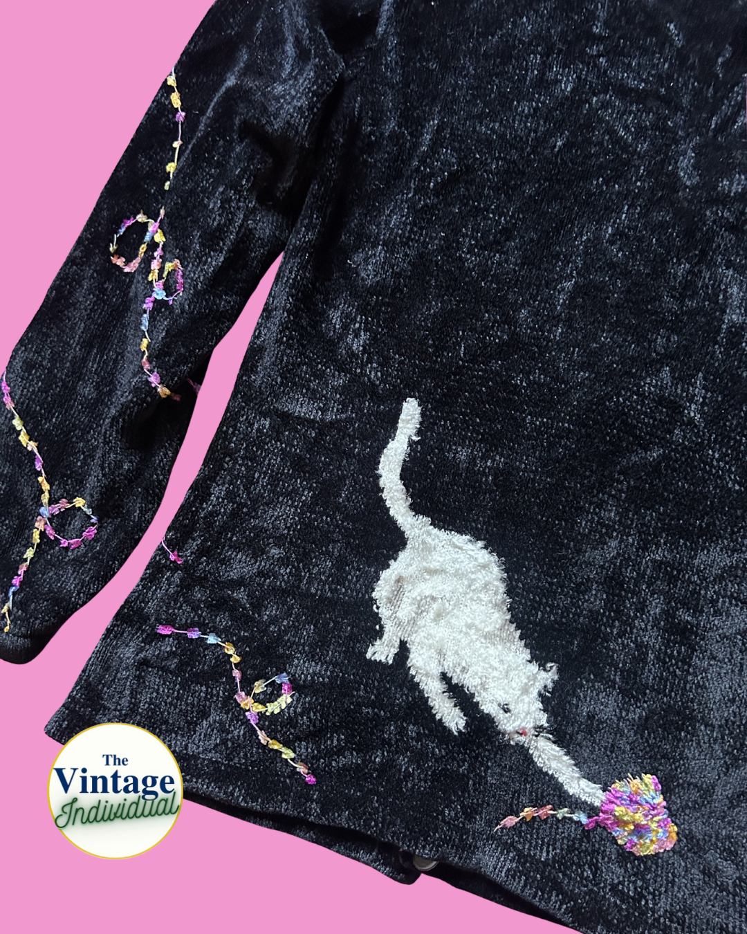 Kittens in Yarn Cardigan