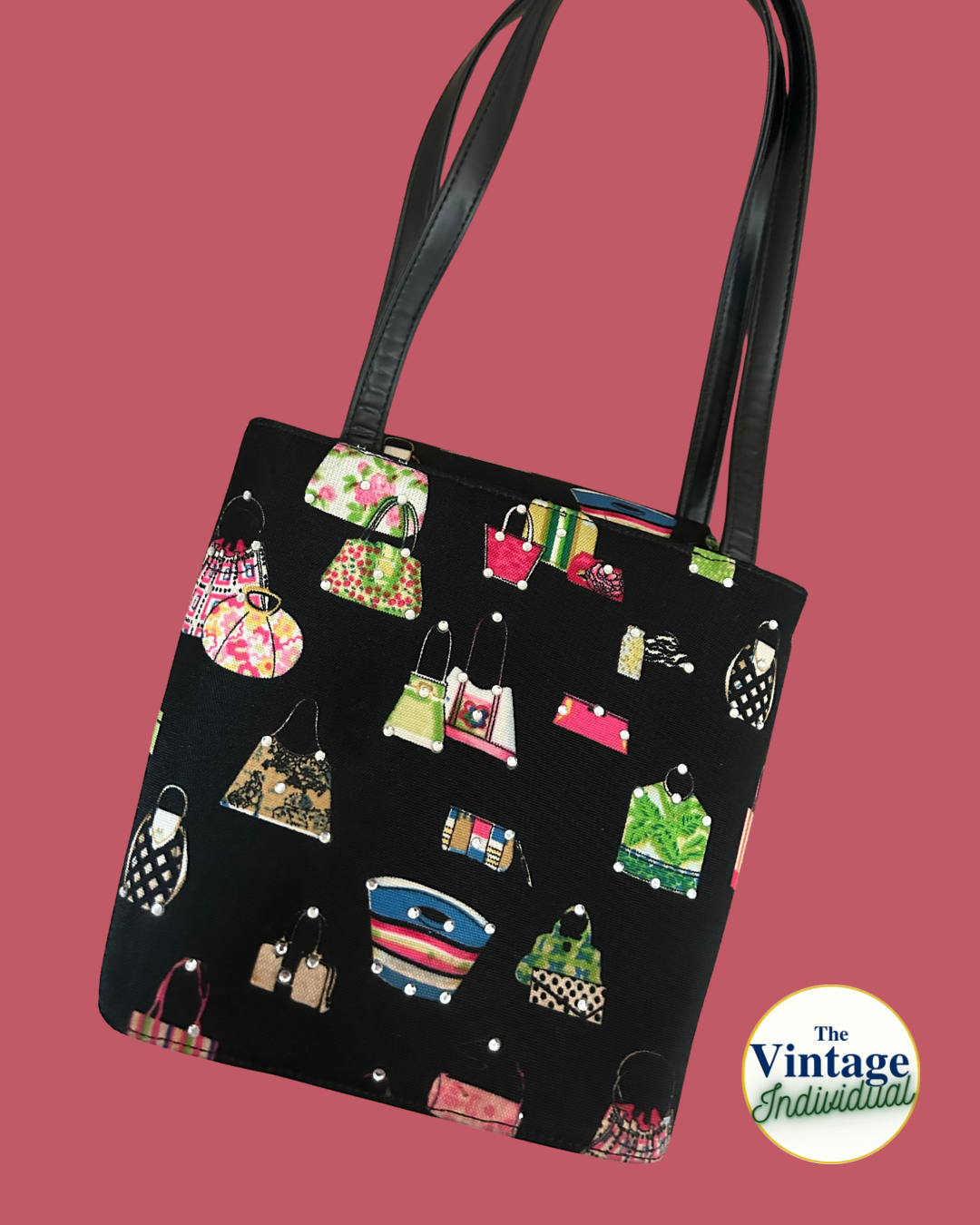Purse Print Tote