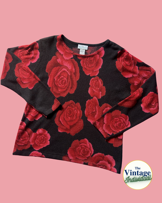 Vintage Roses Sweater