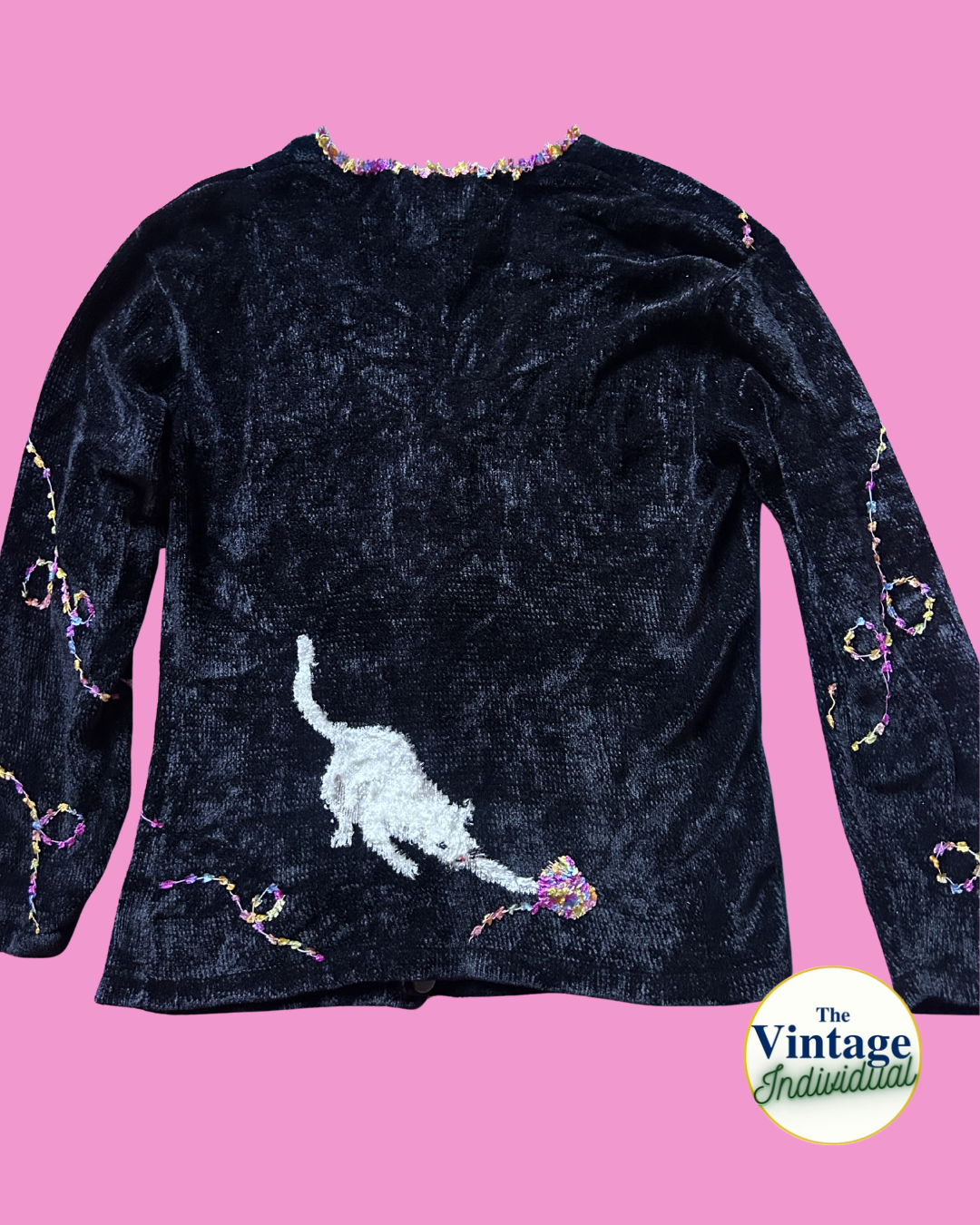 Kittens in Yarn Cardigan